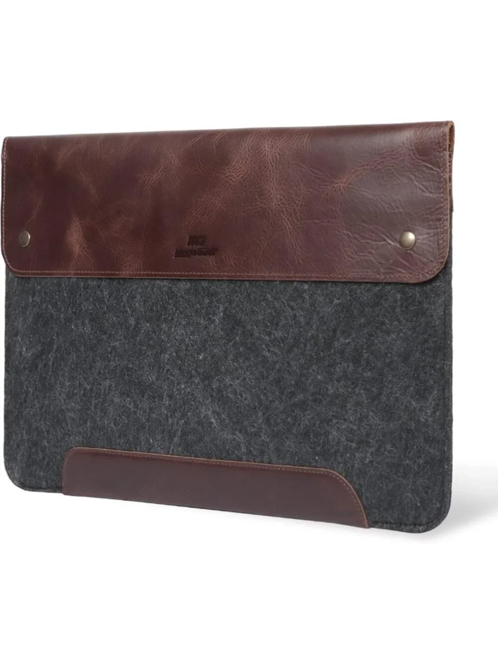 Genuine Leather & Fleece MacBook Case for 13-14